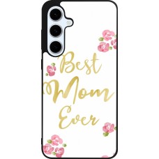 Coque Samsung Galaxy S24 FE - Silicone rigide noir Mom 2024 best Mom ever