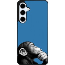 Coque Samsung Galaxy S24 FE - Silicone rigide noir Monkey Pop Art