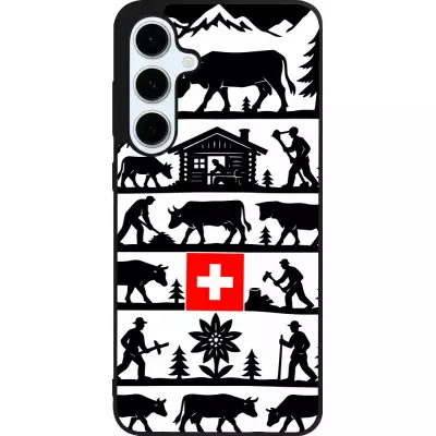 Samsung Galaxy S24 FE Case Hülle - Silikon schwarz Poya Schweiz 1