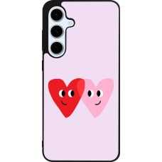 Coque Samsung Galaxy S24 FE - Silicone rigide noir Saint Valentines Day 26 Heart