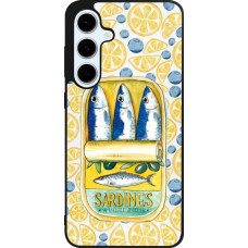 Samsung Galaxy S24 FE Case Hülle - Silikon schwarz Sardines in oil 2026
