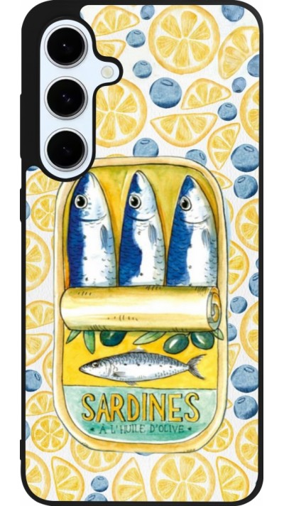 Samsung Galaxy S24 FE Case Hülle - Silikon schwarz Sardines in oil 2026