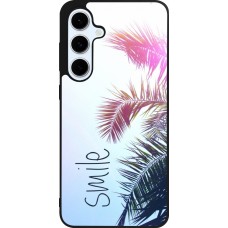 Samsung Galaxy S24 FE Case Hülle - Silikon schwarz Smile 05
