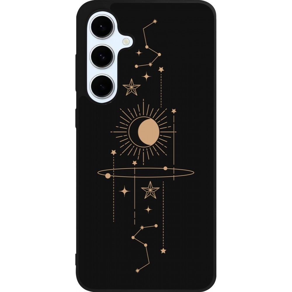 Samsung Galaxy S24 FE Case Hülle - Silikon schwarz Spring 23 astro