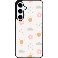 Samsung Galaxy S24 FE Case Hülle - Silikon schwarz Spring 23 weather