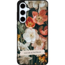 Samsung Galaxy S24 FE Case Hülle - Silikon schwarz Full Bloom Spring 2026