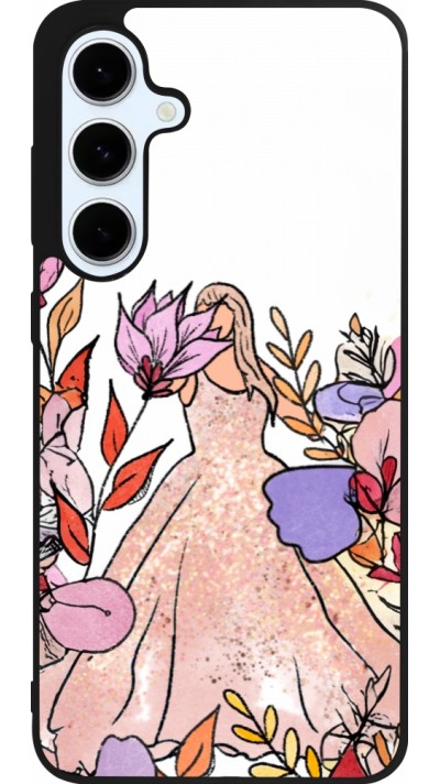 Samsung Galaxy S24 FE Case Hülle - Silikon schwarz Taylor Swift Sketch - White
