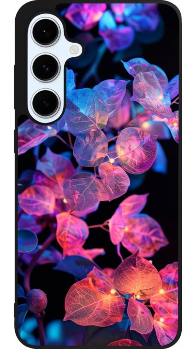 Coque Samsung Galaxy S24 FE - Silicone rigide noir Artificial vegetation 2025