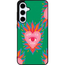 Samsung Galaxy S24 FE Case Hülle - Silikon schwarz Viva la vida 2026