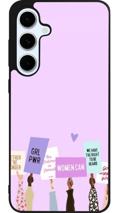 Samsung Galaxy S24 FE Case Hülle - Silikon schwarz Womens day 2026 9