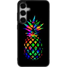 Samsung Galaxy S24+ Case Hülle - Silikon schwarz Ananas Multi-colors