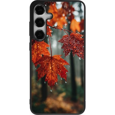 Samsung Galaxy S24+ Case Hülle - Silikon schwarz Autumn 25 Rain