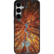 Samsung Galaxy S24+ Case Hülle - Silikon schwarz Autumn 25 Trees