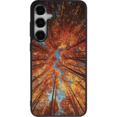 Samsung Galaxy S24+ Case Hülle - Silikon schwarz Autumn 25 Trees