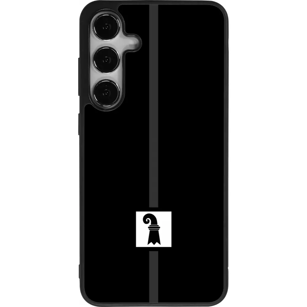 Samsung Galaxy S24+ Case Hülle - Silikon schwarz Kanton BS schwarz