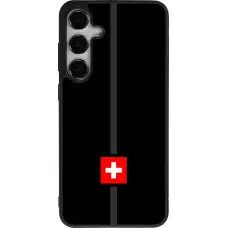 Samsung Galaxy S24+ Case Hülle - Silikon schwarz Kanton CH schwarz