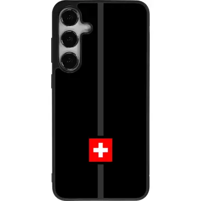Samsung Galaxy S24+ Case Hülle - Silikon schwarz Kanton CH schwarz