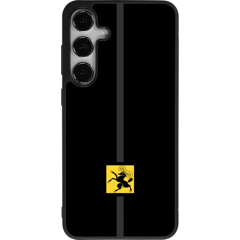 Samsung Galaxy S24+ Case Hülle - Silikon schwarz Kanton SH schwarz