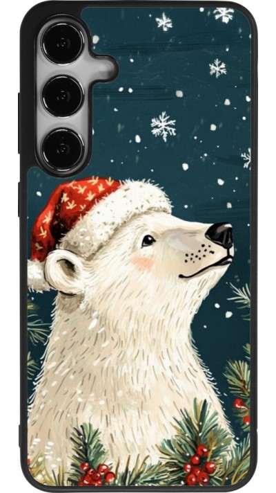 Samsung Galaxy S24+ Case Hülle - Silikon schwarz Christmas 25 Bear