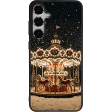 Samsung Galaxy S24+ Case Hülle - Silikon schwarz Christmas 25 Carousel