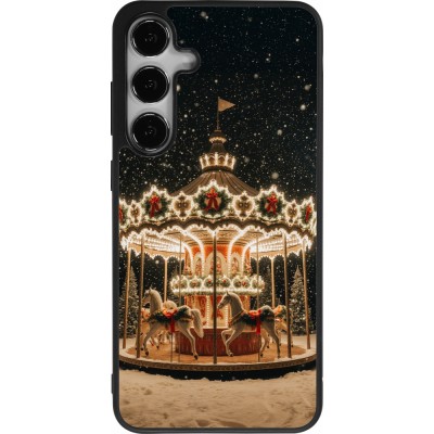 Samsung Galaxy S24+ Case Hülle - Silikon schwarz Christmas 25 Carousel