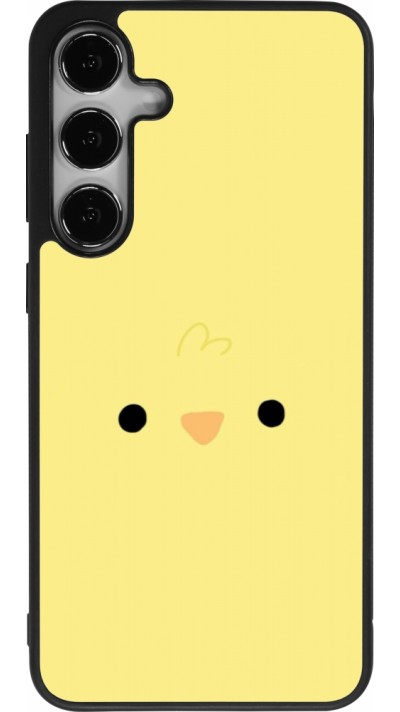 Samsung Galaxy S24+ Case Hülle - Silikon schwarz Easter 2026 Little chicken