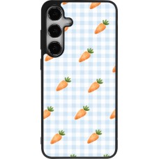Samsung Galaxy S24+ Case Hülle - Silikon schwarz Easter 2026 Pattern carrots