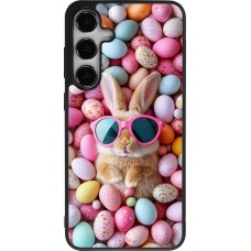 Samsung Galaxy S24+ Case Hülle - Silikon schwarz Easter 2026 Rabbit fun