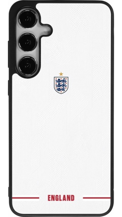 Samsung Galaxy S24+ Case Hülle - Silikon schwarz England 2026 personalisierbares Fussballtrikot