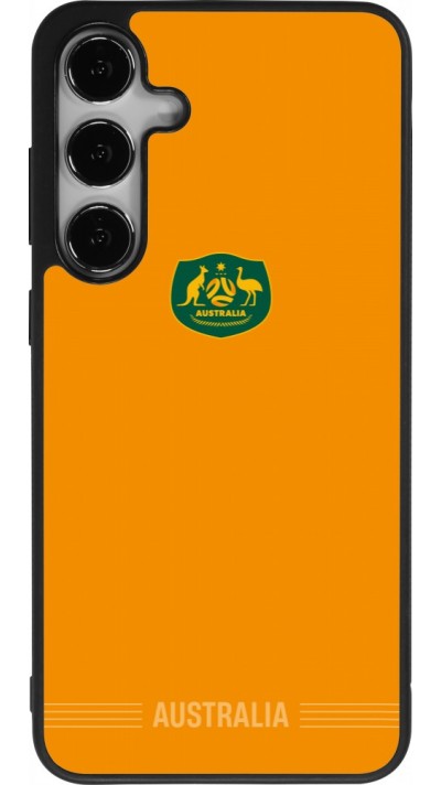 Samsung Galaxy S24+ Case Hülle - Silikon schwarz Australien 2026 personalisierbares Fussballtrikot