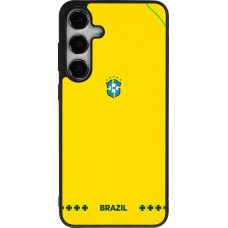 Samsung Galaxy S24+ Case Hülle - Silikon schwarz Brasilien 2026 personalisierbares Fussballtrikot