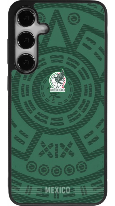 Samsung Galaxy S24+ Case Hülle - Silikon schwarz Mexiko 2026 personalisierbares Fussballtrikot