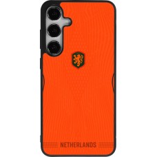 Samsung Galaxy S24+ Case Hülle - Silikon schwarz Niederlande 2026 personalisierbares Fussballtrikot