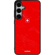 Samsung Galaxy S24+ Case Hülle - Silikon schwarz Schweiz 2026 personalisierbares Fussballtrikot