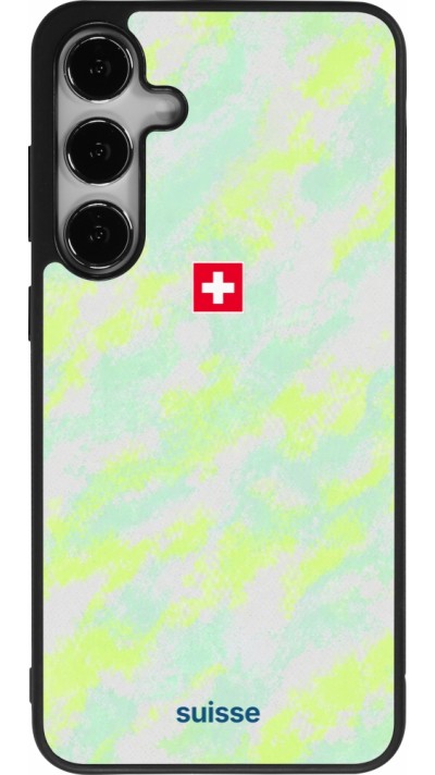 Samsung Galaxy S24+ Case Hülle - Silikon schwarz Schweiz Away 2026 personalisierbares Fussballtrikot