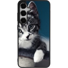 Samsung Galaxy S24+ Case Hülle - Silikon schwarz Meow 23