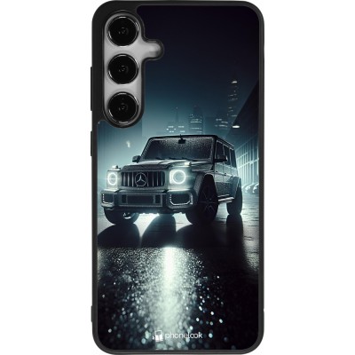 Samsung Galaxy S24+ Case Hülle - Silikon schwarz Mercedes G AMG Nacht