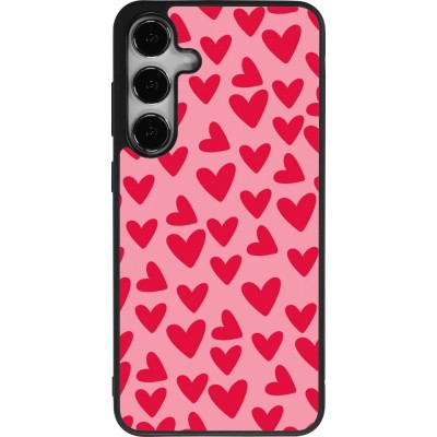Samsung Galaxy S24+ Case Hülle - Silikon schwarz Mom 2024 kleine Herzen