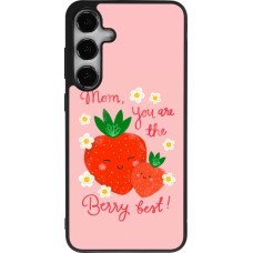 Samsung Galaxy S24+ Case Hülle - Silikon schwarz Mom 2026 Berry best