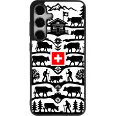 Samsung Galaxy S24+ Case Hülle - Silikon schwarz Poya Schweiz 3