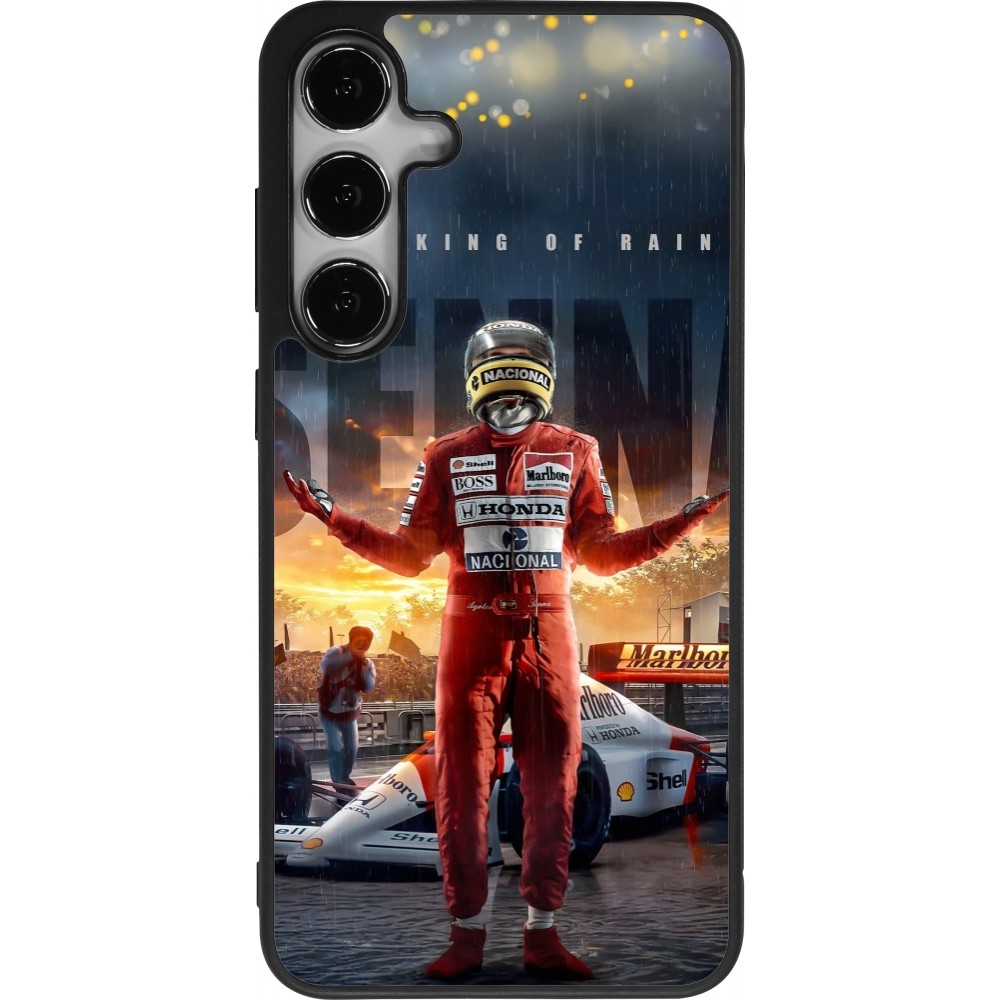 Samsung Galaxy S24+ Case Hülle - Silikon schwarz Senna The King of Rain