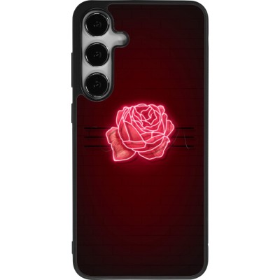 Samsung Galaxy S24+ Case Hülle - Silikon schwarz Spring 23 neon rose