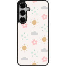 Samsung Galaxy S24+ Case Hülle - Silikon schwarz Spring 23 weather