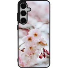 Samsung Galaxy S24+ Case Hülle - Silikon schwarz Cherry tree Spring 2026