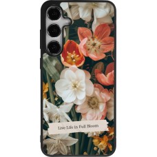 Samsung Galaxy S24+ Case Hülle - Silikon schwarz Full Bloom Spring 2026
