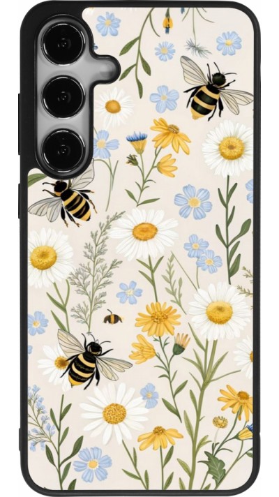 Samsung Galaxy S24+ Case Hülle - Silikon schwarz Pattern bees 2026