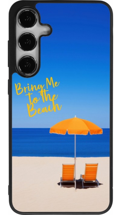 Samsung Galaxy S24+ Case Hülle - Silikon schwarz Summer 2025 Bring me to the beach
