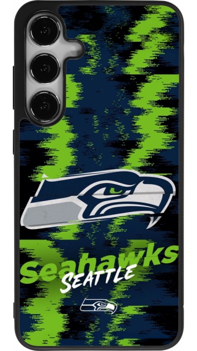 Samsung Galaxy S24+ Case Hülle - Silikon schwarz Super Bowl 26 Seattle 2