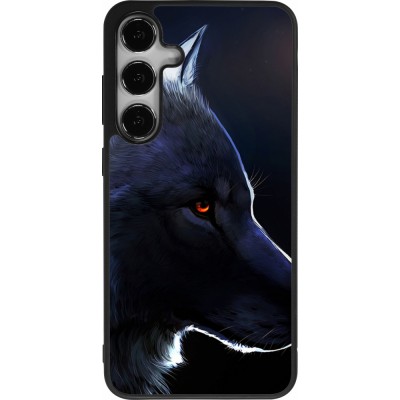 Samsung Galaxy S24+ Case Hülle - Silikon schwarz Wolf Shape