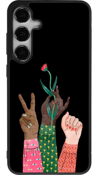 Samsung Galaxy S24+ Case Hülle - Silikon schwarz Womens day 2026 2